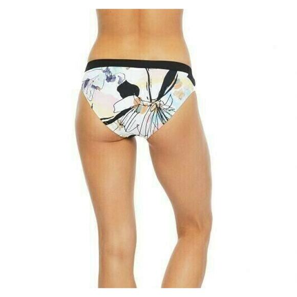 NWT Bikini Lab Multi Blooms Floral Hipster Bikini - Picture 2 of 3